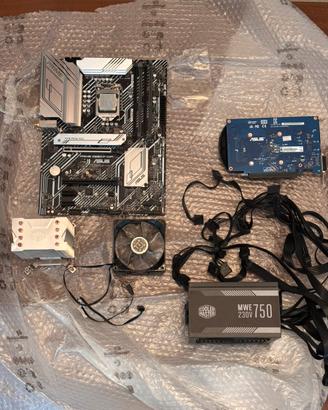 Scheda madre + GPU + Alimentatore