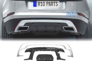 DIFFUSORE RANGE ROVER VELAR 17- LOOK R DYNAMIC ARG