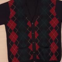 Maglione Cardigan Peter Scott Lana Scozzese