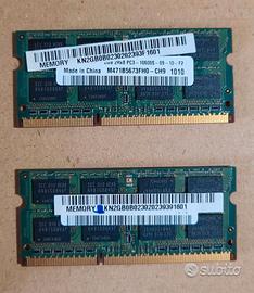 RAM 4 GB DDR3 SO-DIMM PC Notebook NUOVE