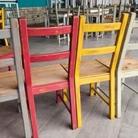 sedie in legno vintage 