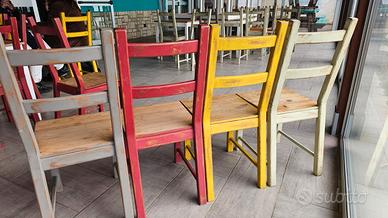 sedie in legno vintage 