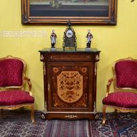 Coppia di poltrone dorate stile Luigi XV