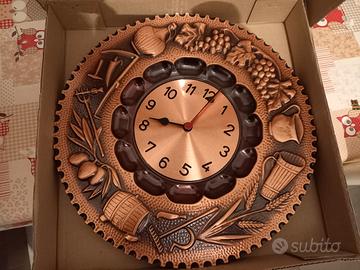 orologio da parete rame