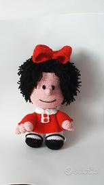 Mafalda pupazzo amigurumi .