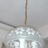 Lampada sospesa in vetro anni 60 Afffare