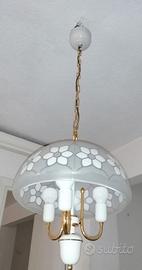 Lampada sospesa in vetro anni 60 Afffare