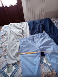 Tre paia pantaloni tagli forti 60