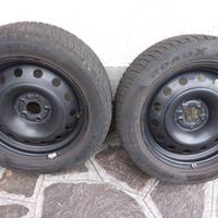 Cerchi in metallo per Fiat 500Lcon gomme invernali