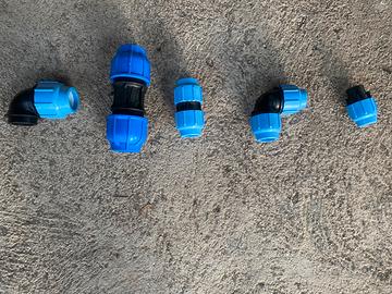 Raccordi idrici compressione per politilen sab