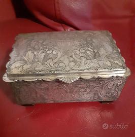 Cofanetto portagioie argenteria Galbiati Milano