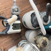 Filtro piscina a sabbia con pompa fino a 10x5 mt