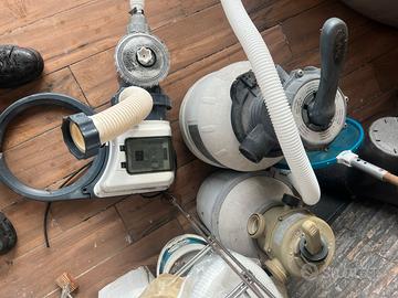 Filtro piscina a sabbia con pompa fino a 10x5 mt