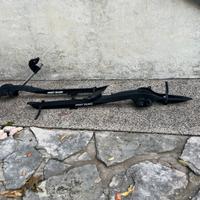 Coppia di portabici per auto Mont Blanc con chiave