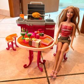 Set Barbie barbecue (My house barbecue) + bambola 