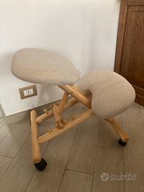 Sedia ergonomica inginocchiatoio regolabile