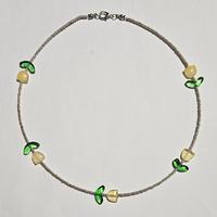collana girocollo tulipani gialli