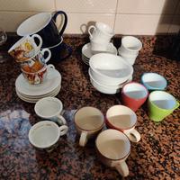 tazze e piattini ceramica