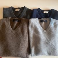 100% Cashmere - 4 Maglioni Uomo - TG. S - OVS