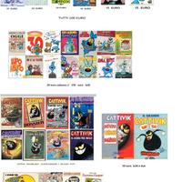 fumetti  lupo alberto  cattivik  zuzzurro&gaspare