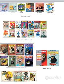 fumetti  lupo alberto  cattivik  zuzzurro&gaspare