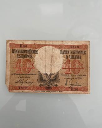 10 lek regno d’Italia e Albania