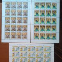 3 fogli Vaticano nuovi SOTTOFACCIALE