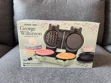 Macchina Waffle e Pancake Doppia George Wilkinson