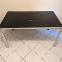 Tavolo metallo e vetro fisso da 140 cm