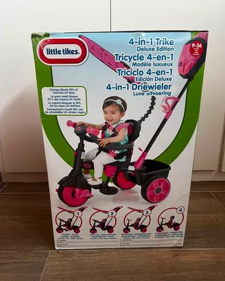 Little Tikes Triciclo 4-in-1 Deluxe Edition Rosa