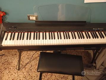 tastiera elettronica con tasti pesati orla