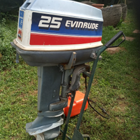 Motore evinrude 25 con libretto trattabile