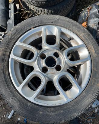 Cerchi in lega da 15 Fiat 500