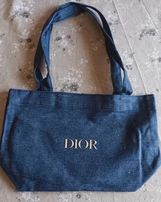 Tote bag Dior in tessuto  denim 
