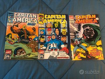 Lotto fumetti anni 90' Marvel Capitan America 