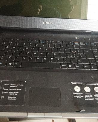 PC Sony Vaio schermo da 17