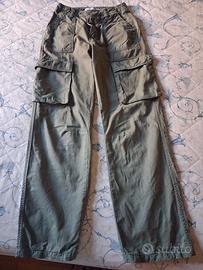 Pantaloni ragazzina modello cargo
