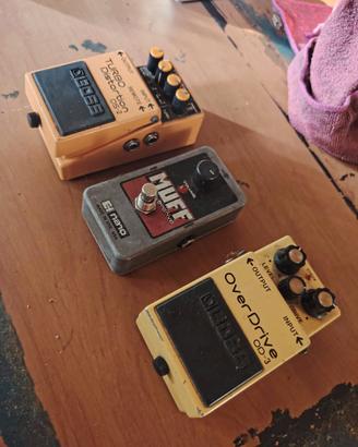Pedali Boss Ds2 , Od3 e Muff Electro Harmonix Nano