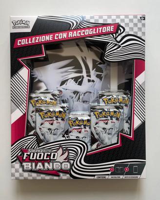 Pokemon Collezione Raccoglitore Fuoco Bianco ITA