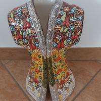 Busto in ceramica Kutahya Turco vaso sopramobile