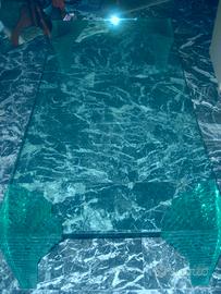 Tavolino Fiam in cristallo