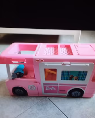 Camper barbie con scatola