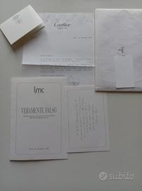 Set Cartier 1990 "Veramente falso" archivio