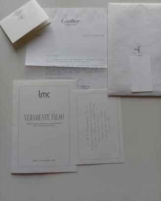 Set Cartier 1990 "Veramente falso" archivio
