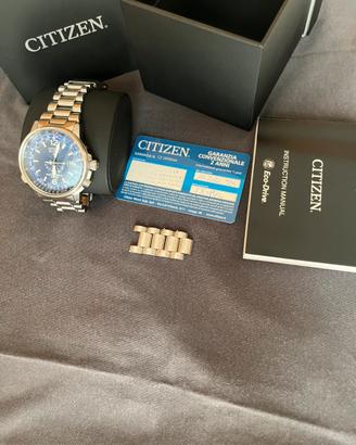 Citizen Promaster Pilot Eco-Drive Acciaio e Blu