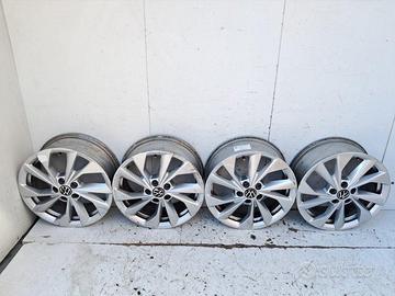 2G0601025AT SET CERCHI IN LEGA R16 VOLKSWAGEN POLO