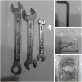 Set chiavi fisse, fisher e chiave esagonale