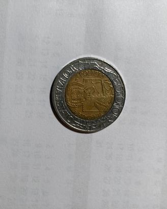 500 Lire Bimetalliche Polizia di Stato