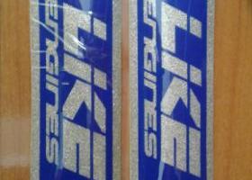 Adesivi motore LKE e cerchi kart 50 e 60