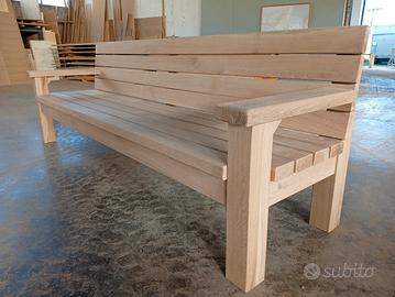 PANCA ARTIGIANALE IN LEGNO MASSICCIO